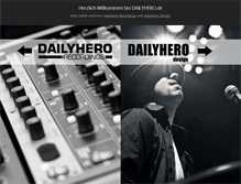 Tablet Screenshot of dailyhero.de